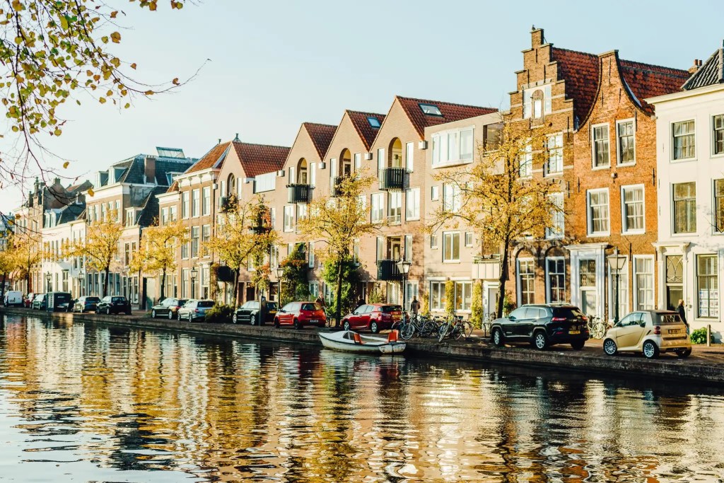 The Jordaan district in Amsterdam, the Netherlands.