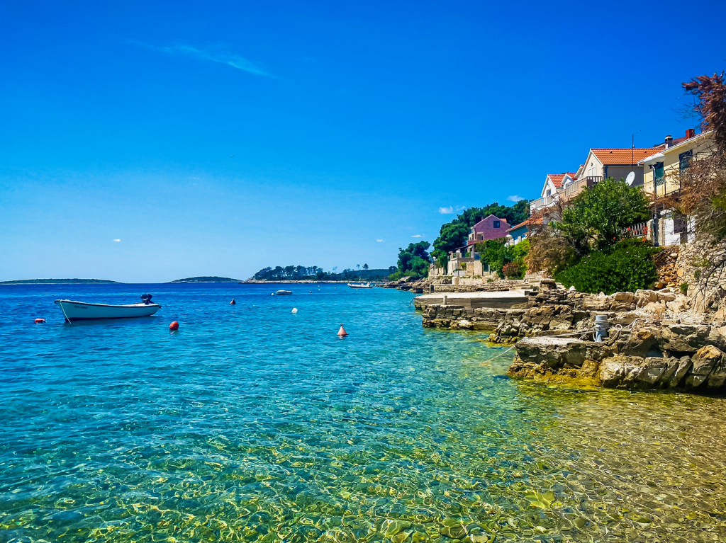 Bacvice beach in Croatia.