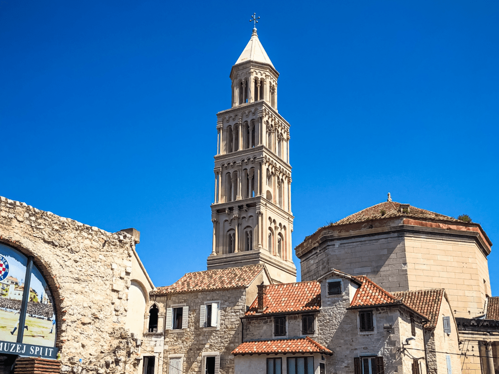 Diocletian's palace in Split, Croatia.