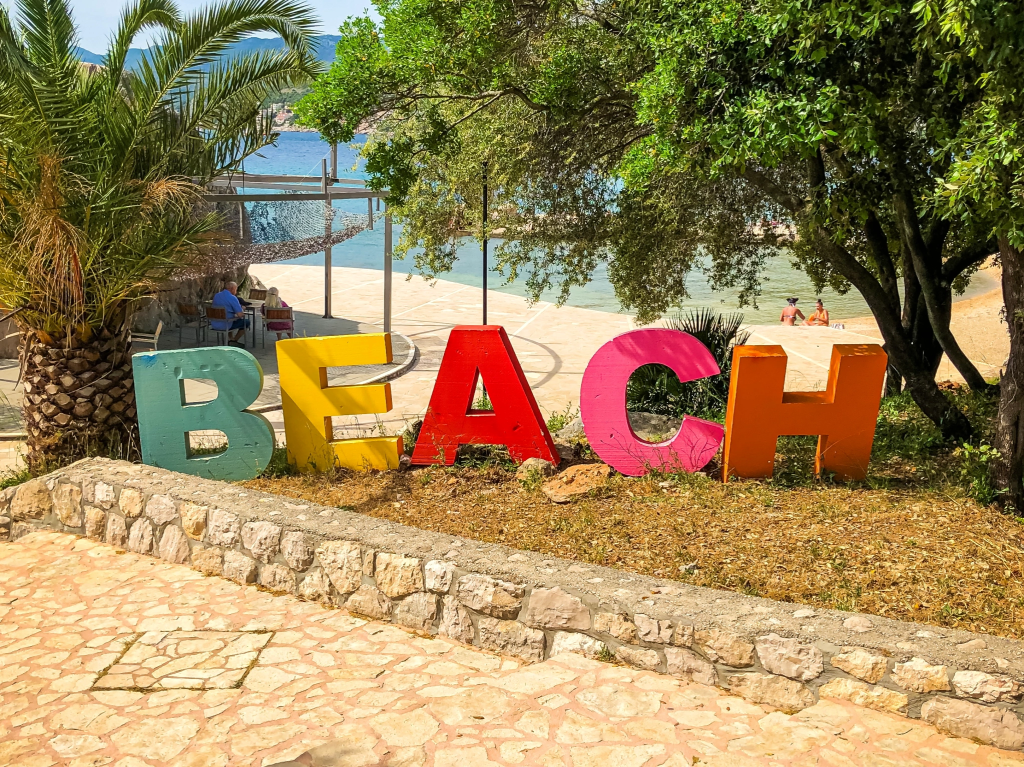 Local beach in Dubrovnik, Croatia.