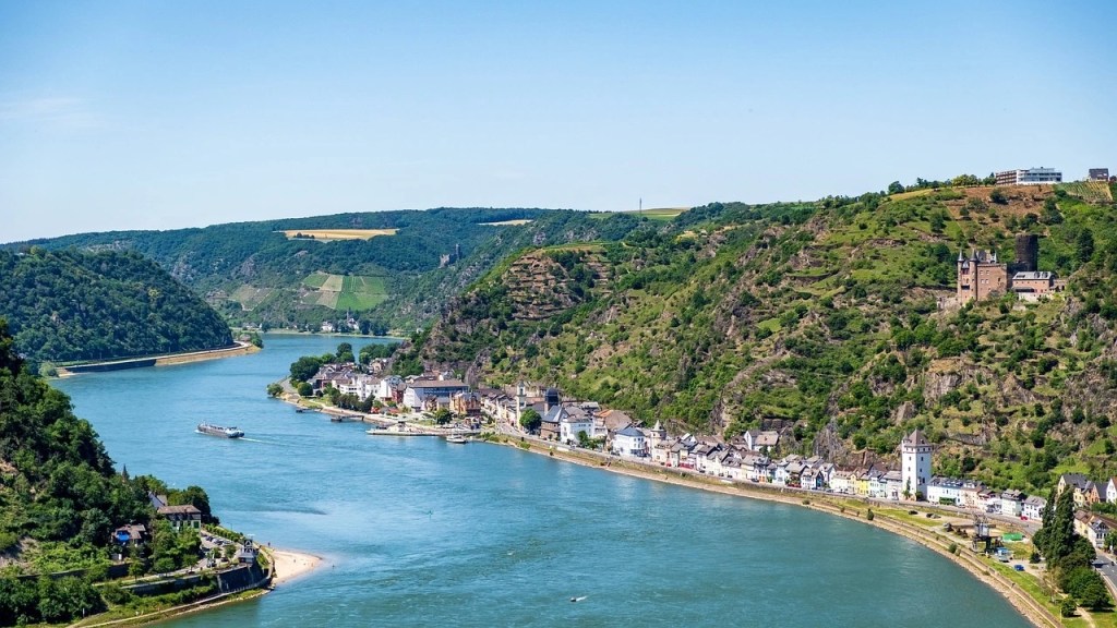 The Rhine river in Germany.