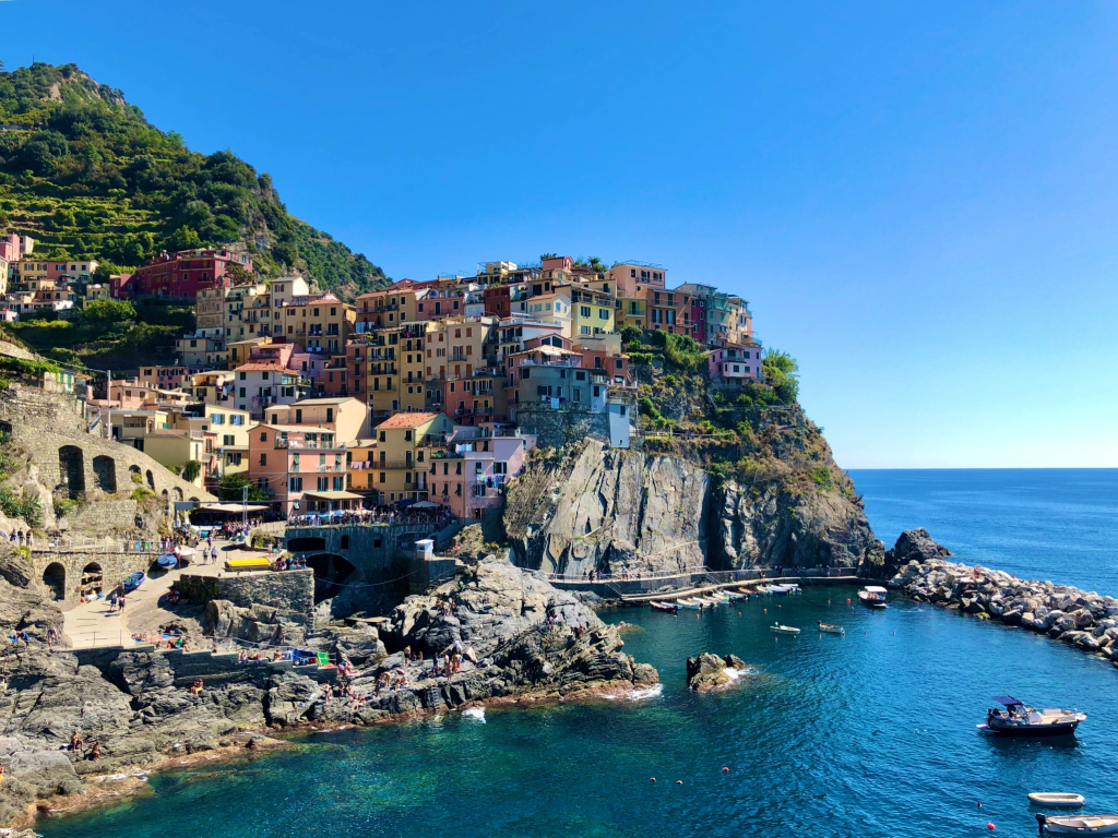 Manarola in Cinque Terre, Italy.