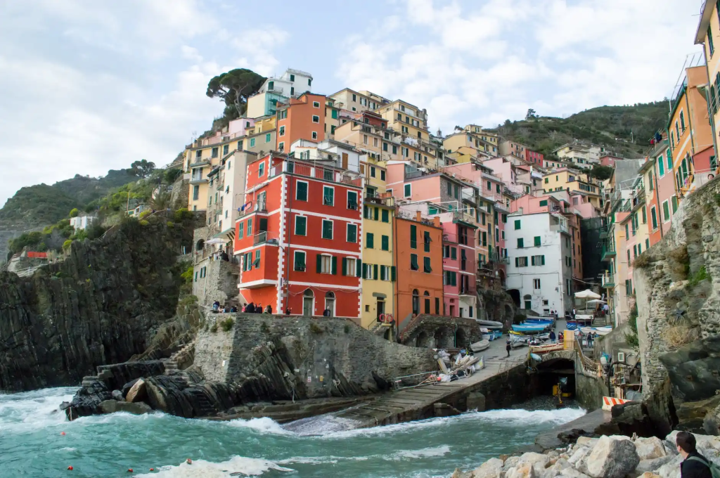 Riomaggiore in Cinque Terre, Italy.